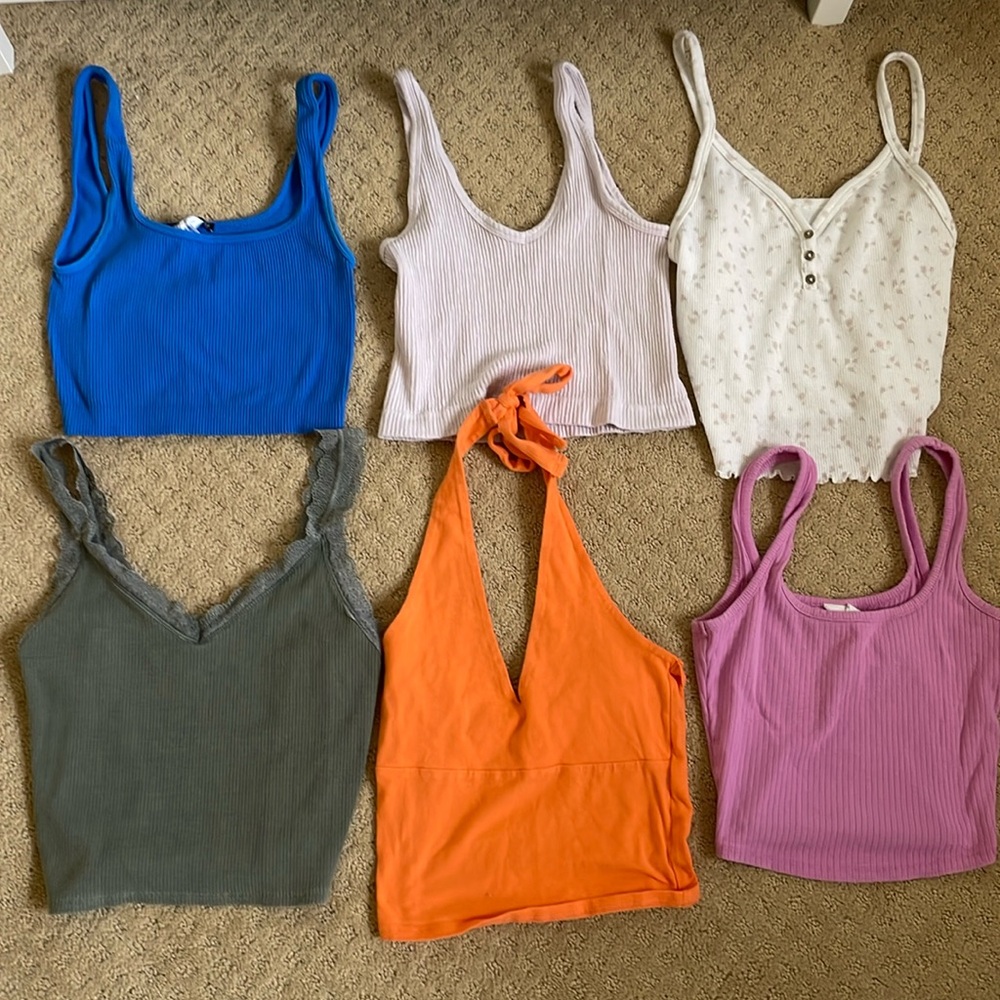 Summer tank tops 6 pack